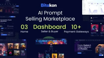 v1.0.4 Bitakon AI Prompt Buy Selling Marketplace (Multi Seller)