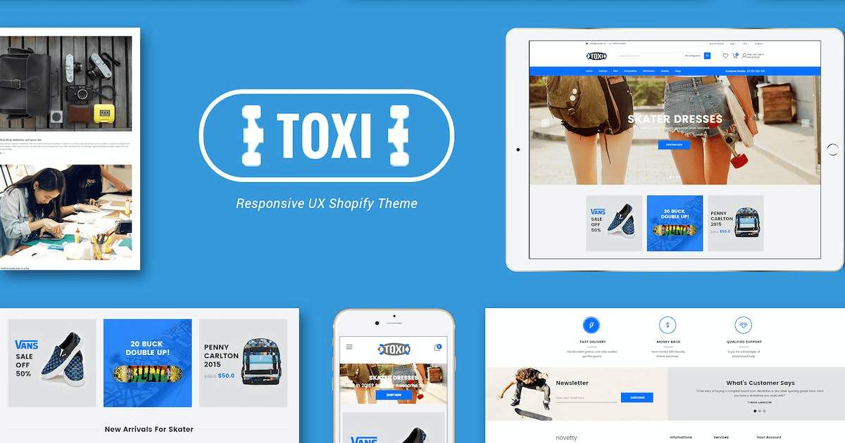 Toxi (v2.0.0) Responsive UX Shopify Theme