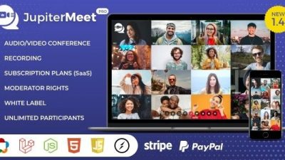 Fixed* JupiterMeet Pro v1.4.0 White Label Video Conference