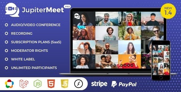 Fixed* JupiterMeet Pro v1.4.0 White Label Video Conference