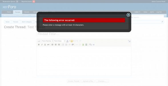 [XenConcept] Minimum post length (v2.3.1) Xenforo 