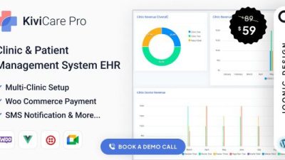 Kivicare Pro v2.3 Clinic & Patient Management System EHR WP Plugin