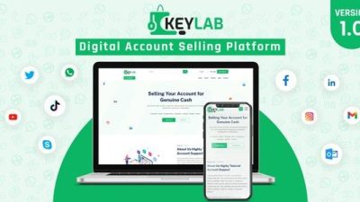 KeyLab v.1.0 Digital Account Selling Platform