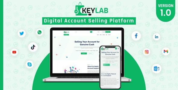 KeyLab v.1.0 Digital Account Selling Platform