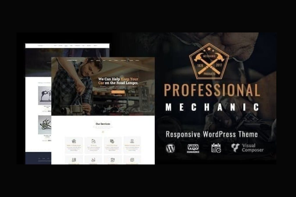 Mechanic (v1.1.1) Auto Repair WordPress Theme