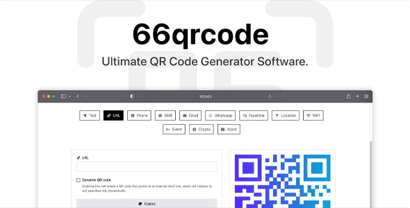 66qrcode Ultimate QR Code Generator (Regular) v18.0.0 [Activated]