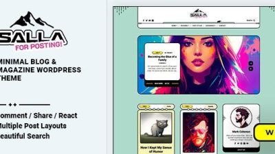 Salla (v.1.0.4) Blog & Magazine WordPress Theme