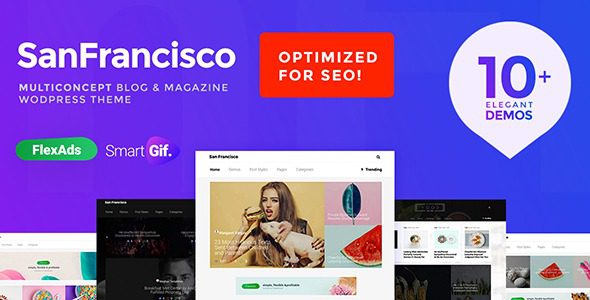 SanFrancisco v1.19 MultiConcept Blog & Magazine WordPress Theme