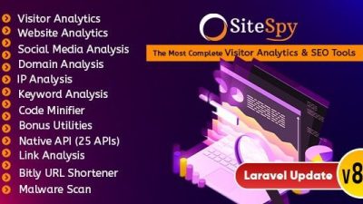 NFixed* SiteSpy v8.0 The Most Complete Visitor Analytics & SEO Tools
