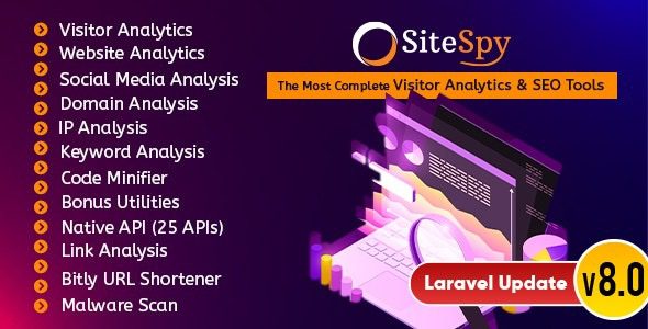 NFixed* SiteSpy v8.0 The Most Complete Visitor Analytics & SEO Tools