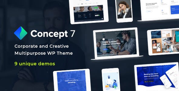 Concept Seven (v1.25) Responsive Multipurpose WordPress Theme