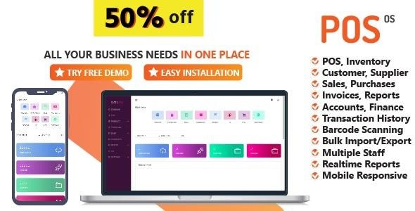 POS OS (v2.0.0) POS Software with POS & ERP