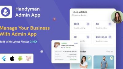 Handyman Admin App [Add-on] v3.4.1