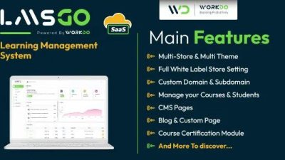 LMSGo SaaS- Learning Management System v3.9