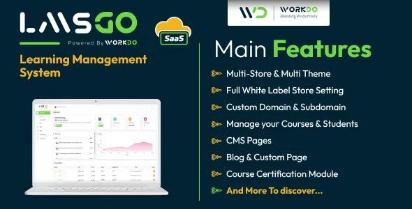LMSGo SaaS- Learning Management System v3.9