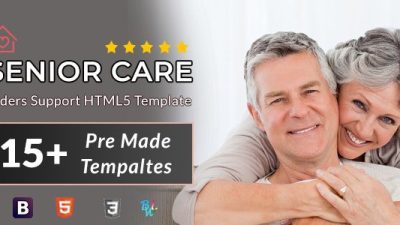 Senior Care模板下载