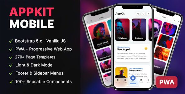 AppKit Mobile模板下载