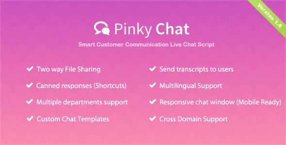 (1.6) Pinky Chat – Live Chat Support Script