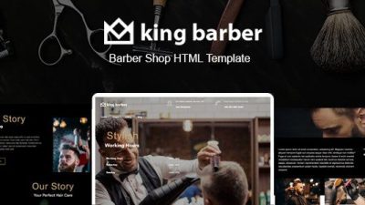 King Barber模板下载