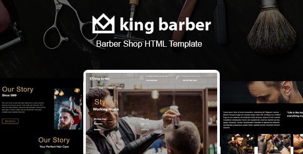 King Barber模板下载