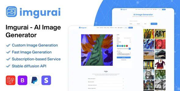 Fixed* Imgurai (v1.6) AI Image Generator (SAAS)