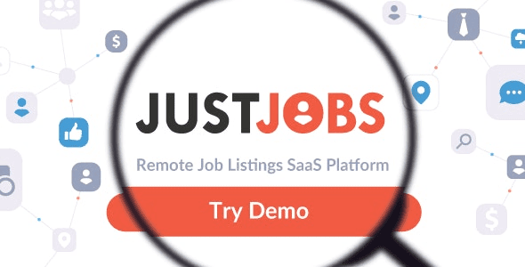 Fixed* JustJobs v1.1.0 Remote Job Listings SaaS platform