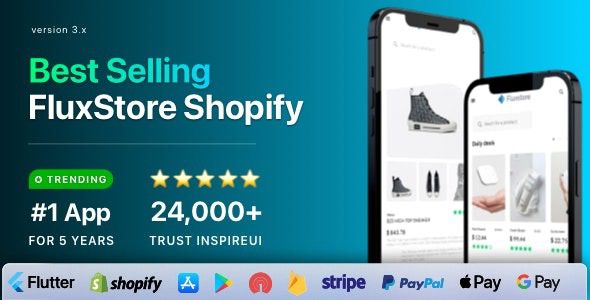 FluxStore Shopify v3.16.8 – The Best Flutter E-commerce app