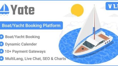 Yate v1.1.0 Boat/Yacht Booking Platform