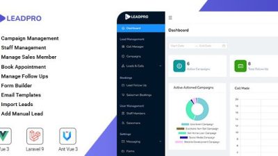 LeadPro - 销售线索管理 CRM源码下载