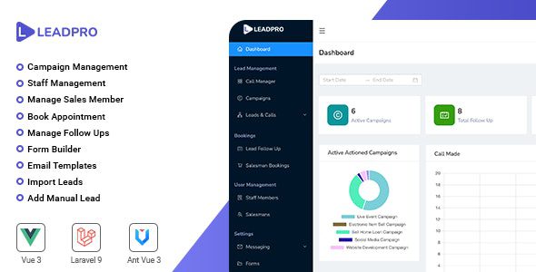 LeadPro - 销售线索管理 CRM源码下载