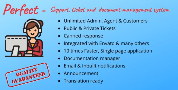 Perfect Support ticketing & document management system (v1.7)
