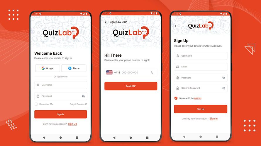 QuizLab v1.0 Complete Quiz Solution with Flutter App and Admin Panel