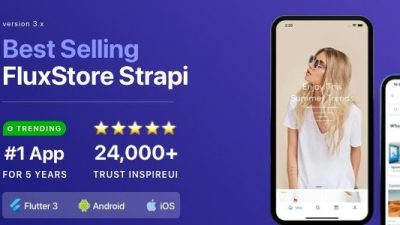 Fluxstore Strapi v3.16.8 – Fastest Flutter App + Headless CMS Strapi