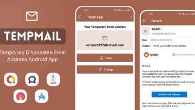 TempMail v1.0 – Temporary Disposable Email Address App with AdMob Ads