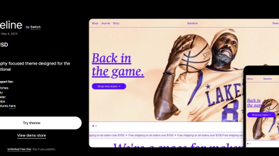 Baseline Shopify Theme v2.5.0