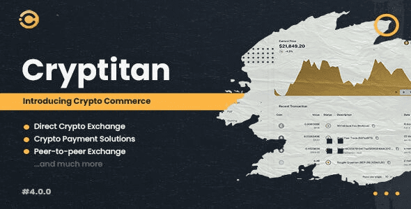 Cryptitan (v5.1.1) Crypto Multi-featured Exchange with ERC20 & BEP20 Crypto Support – Giftcard Marketplace