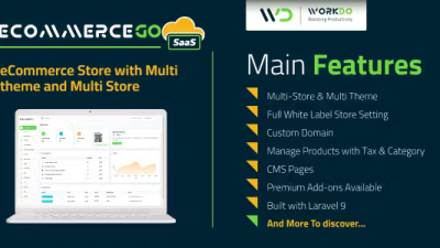 eCommerceGo SaaS v4.0 eCommerce Store with Multi theme and Multi Store
