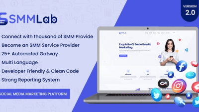 SMMLab v2.3 Social Media Marketing SMM Platform [Activated]
