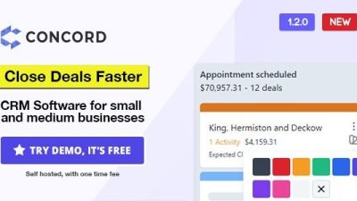 Concord v1.4.0 Deals Management CRM (Activated)
