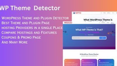 WordPress Theme Detector and Web Hosting Comparison React NextJS script源码下载