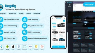 Rentify v1.0.0 Online Car Rental Booking System Full Solution