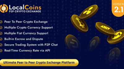 LocalCoins v2.2 – Ultimate Peer to Peer Crypto Exchange Platform [Activated]