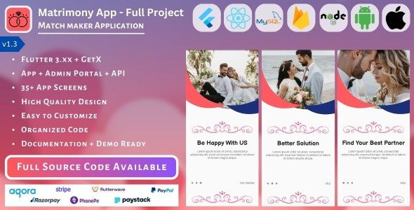 Matrimony App源码下载