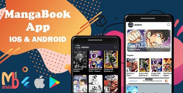 MangaBook v1.6.0 Flutter Manga App with Admin Panel