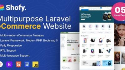 Shofy v1.0 eCommerce & Multivendor Marketplace Laravel Platform