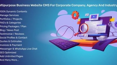 Multipurpose Business Website CMS For Corporate Company, Agency And Industry 4.1.0