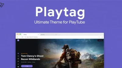 Playtag (v1.0.6) The Ultimate PlayTube Theme