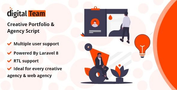 DigitalTeam v2.0.0 Creative Portfolio & Agency Script