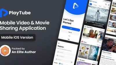 PlayTube IOS v1.8 Sharing Video Script Mobile IOS Native Application