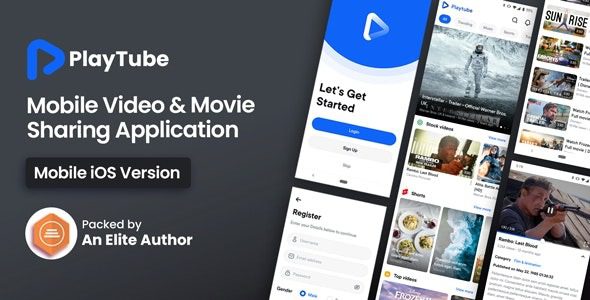 PlayTube IOS v1.8 Sharing Video Script Mobile IOS Native Application